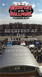 Mobile Screenshot of beerfestattheballpark.net